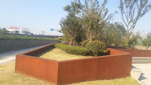 开平耐候钢挡土墙